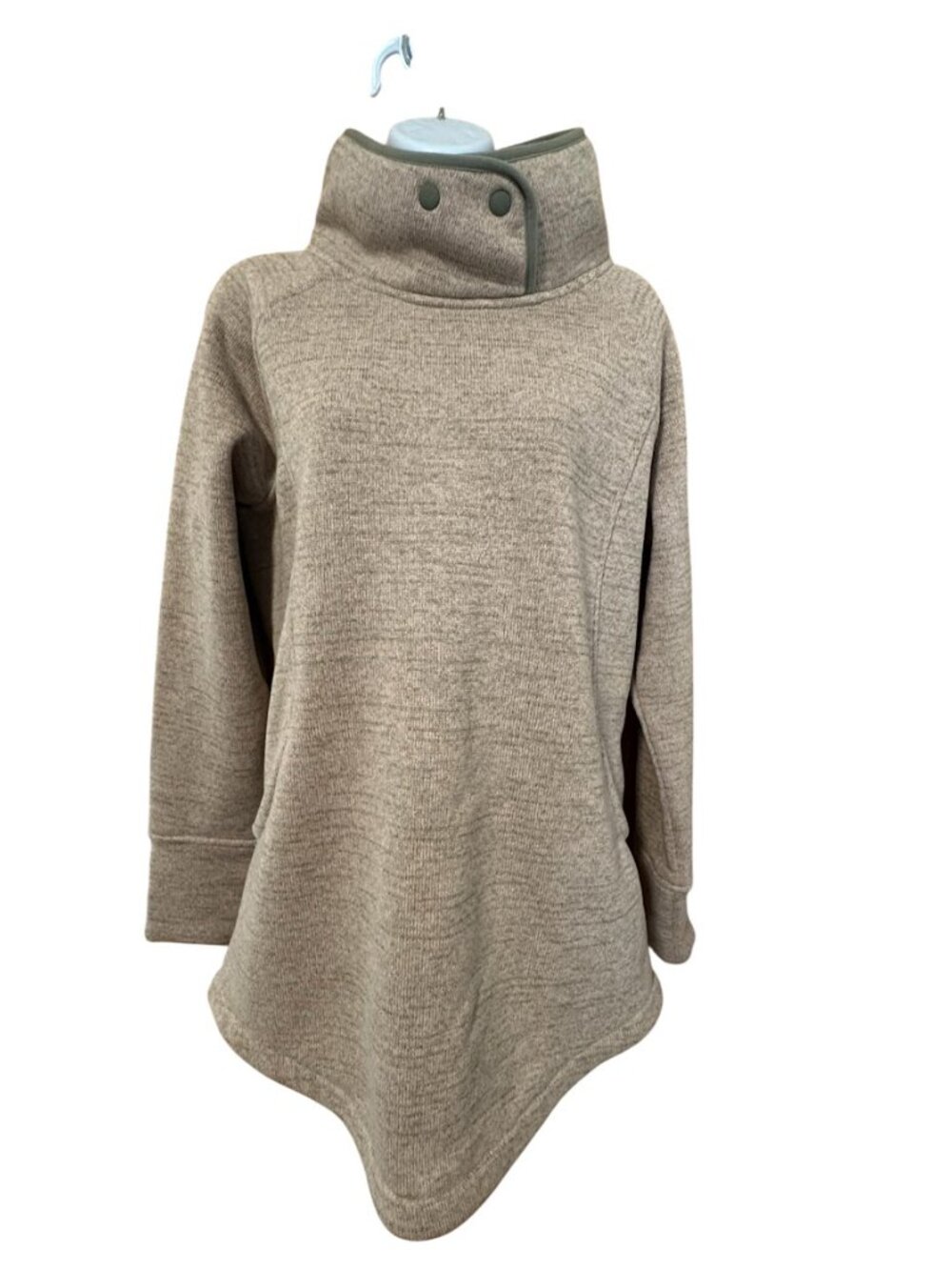 Prana Tri Thermal Threads Tunic Sweater Size Large